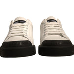 Dolce & Gabbana White Leather Logo Portofino Sneakers Shoes MV6913-40