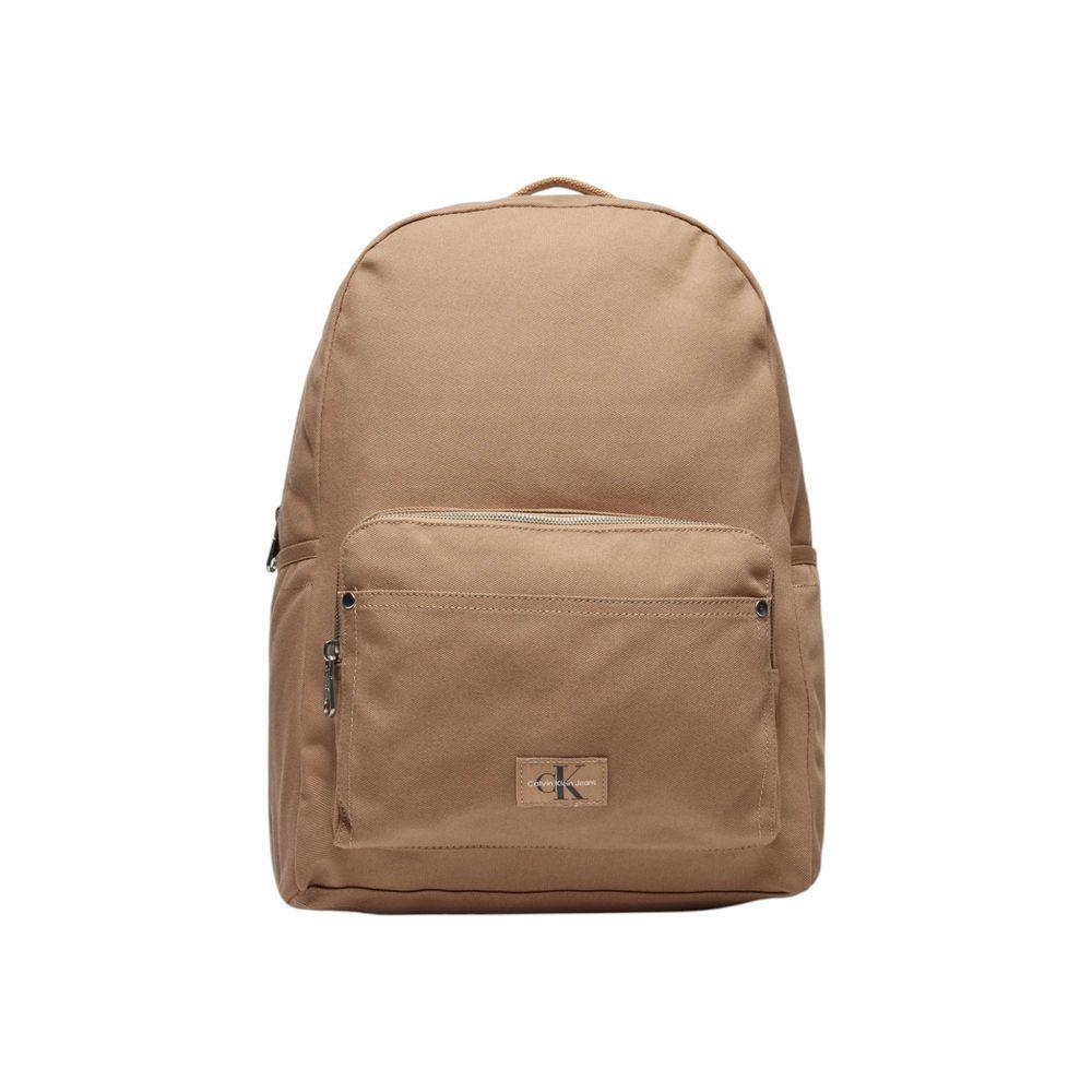 Calvin Klein Jeans Beige Recycled Polyester Backpack CAKLJE-16491702507