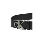 Calvin Klein Jeans Black Leather Belt CA-16496300009-85 CM / 34 INCHES