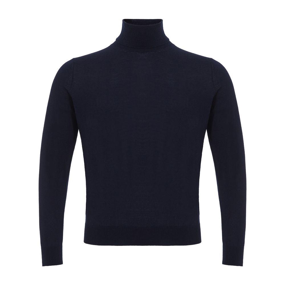 Colombo Blue Cashmere Turtleneck CO-190767320013770-IT60 | 4XL