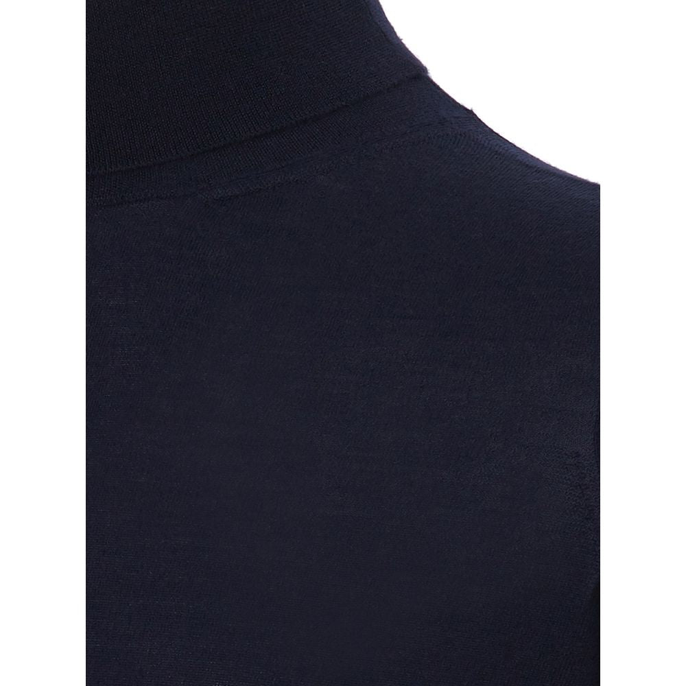Colombo Blue Cashmere Turtleneck CO-190767320013770-IT60 | 4XL