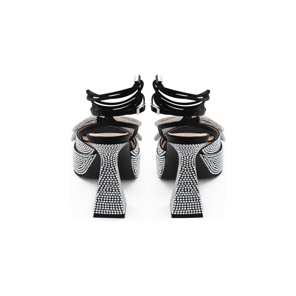 MACH & MACH Chic Black Leather Platforms for Elevated Style MA-4084676-EU38/US8