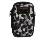Dolce & Gabbana Multicolor Camouflage Jacquard Logo Plaque Crossbody Bag BAG4052