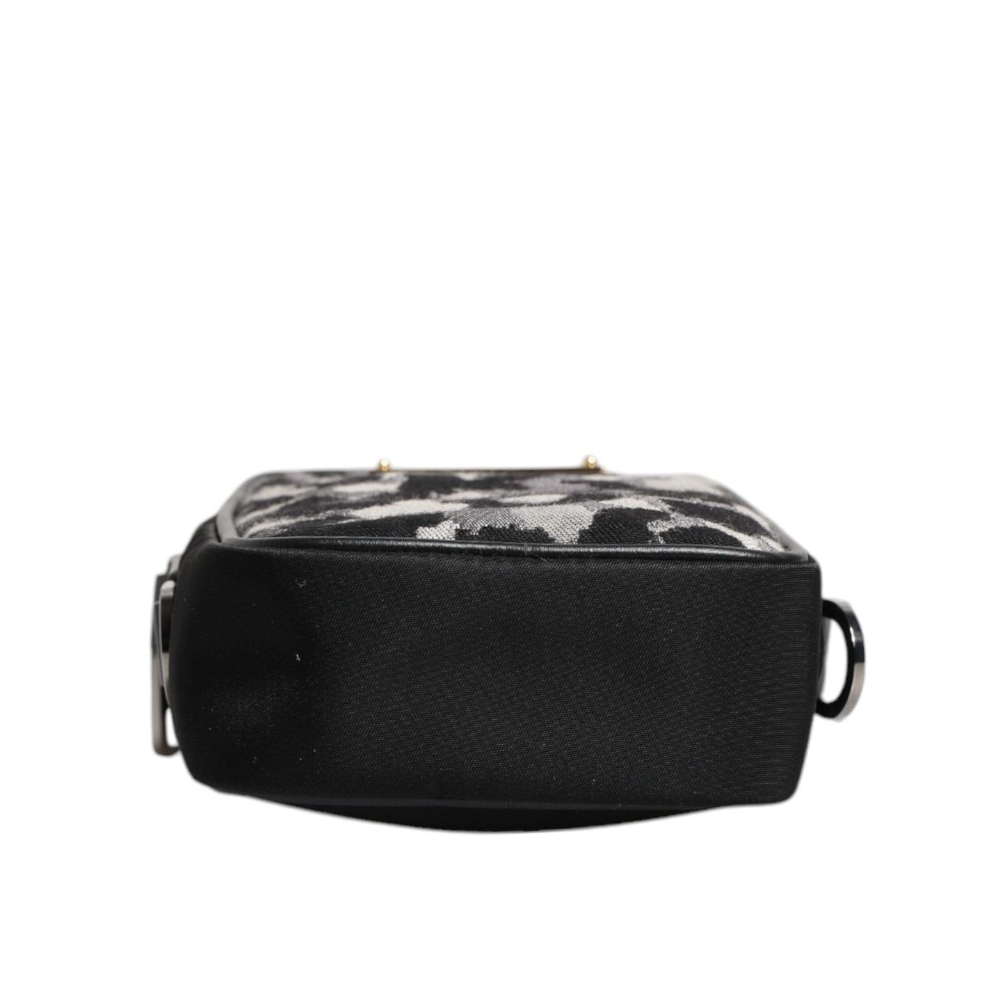 Dolce & Gabbana Multicolor Camouflage Jacquard Logo Plaque Crossbody Bag BAG4052