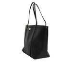 Dolce & Gabbana Black Leather Miss Escape Shopping Tote Bag