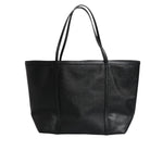Dolce & Gabbana Black Leather Miss Escape Shopping Tote Bag
