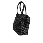 Dolce & Gabbana Black PolkaDot Nylon Shoulder Baby Tote Diaper Bag