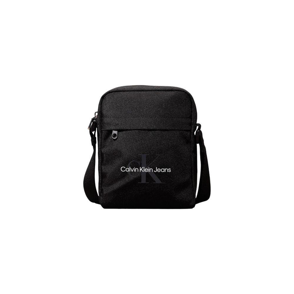 Calvin Klein Jeans Black Recycled Polyester Messenger Bag CAKLJE-15665300009