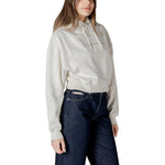 Calvin Klein Jeans Cream Cotton Hoody CA-16506000143-IT40|S