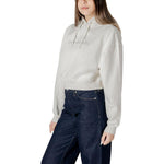 Calvin Klein Jeans Cream Cotton Hoody CA-16506000143-IT40|S
