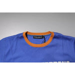 Dolce & Gabbana Blue Graphic Print Cotton Crew Neck T-shirt TSH90023-46