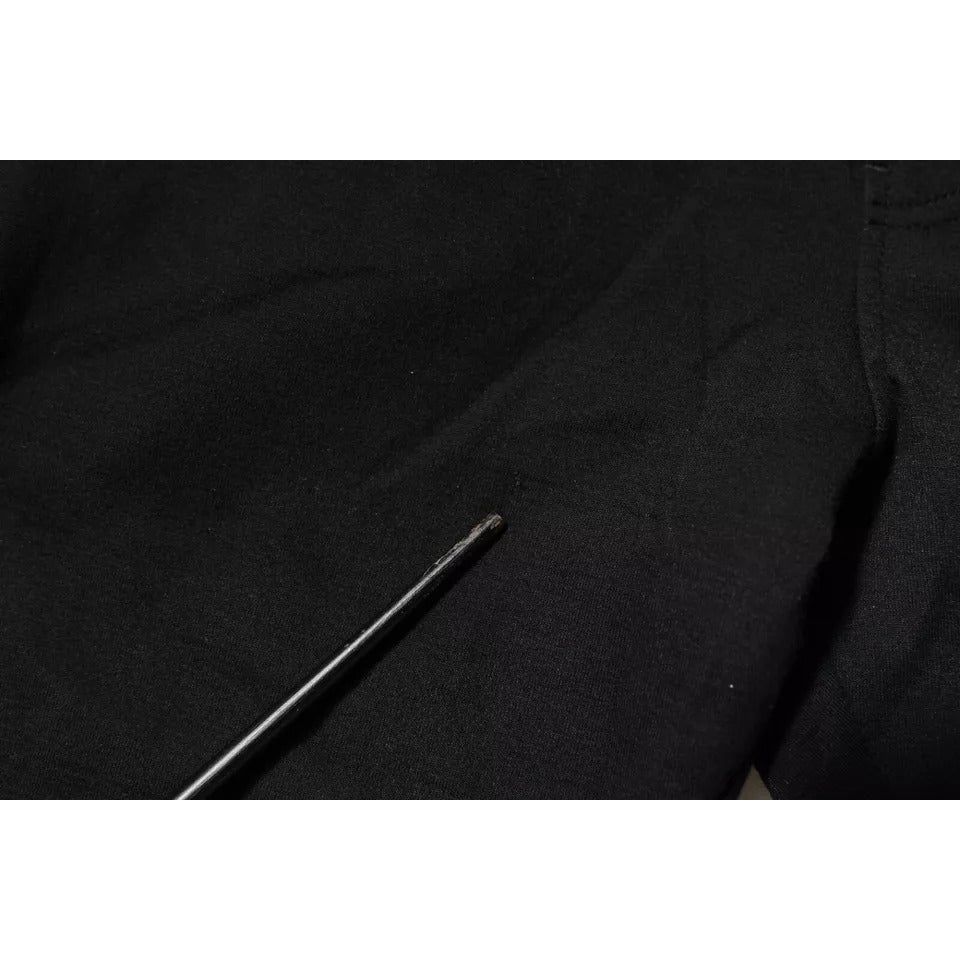 Dolce & Gabbana Black Cotton Jogger Jogging Pants PAN76018-46