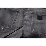 Dolce & Gabbana Dark Gray Washed Cotton Skinny Men Denim Jeans PAN76093-48