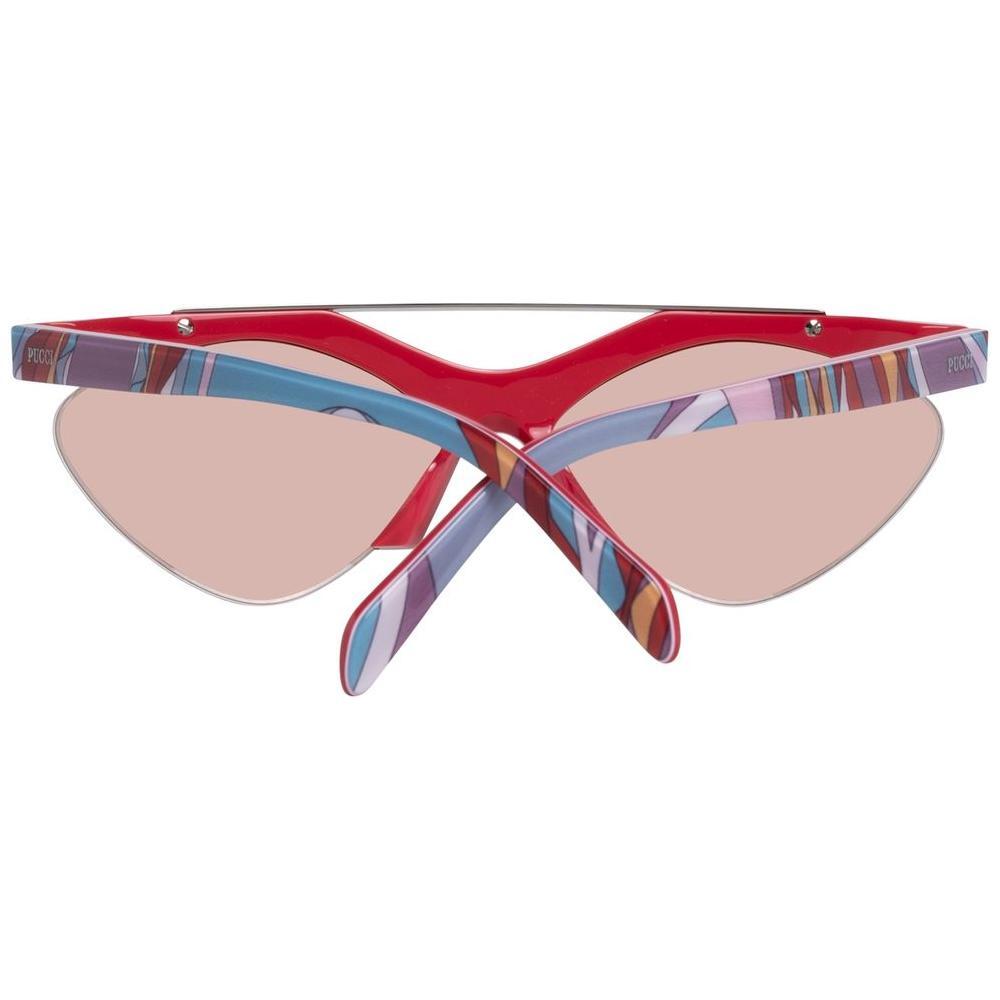 Emilio Pucci Red Metal Sunglasses EPEP01375966SAC