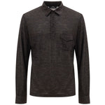 Corneliani Gray Wool Polo Shirt CO-848266220010146-IT50 | L