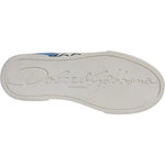 Dolce & Gabbana White Blue Logo Portofino Sneakers Shoes LA12433-36