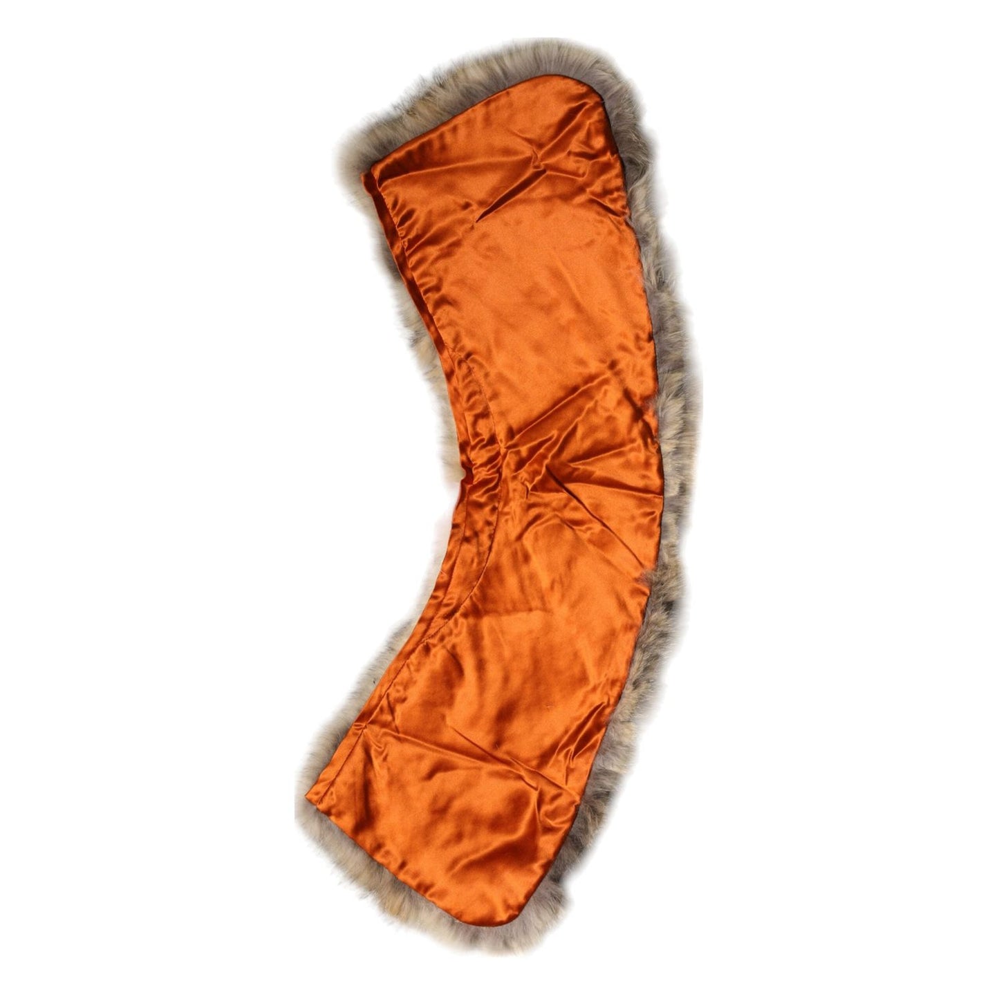 Dolce & Gabbana Brown Fur Shoulder Collar Neck Wrap Scarf MS7103