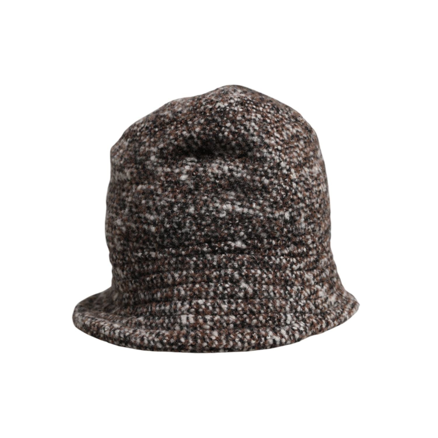 Dolce & Gabbana Brown Alpaca Wool Woven Bucket Hat