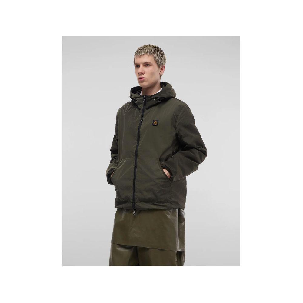 Refrigiwear Green Polyamide Men Jacket RE-14964-3XL