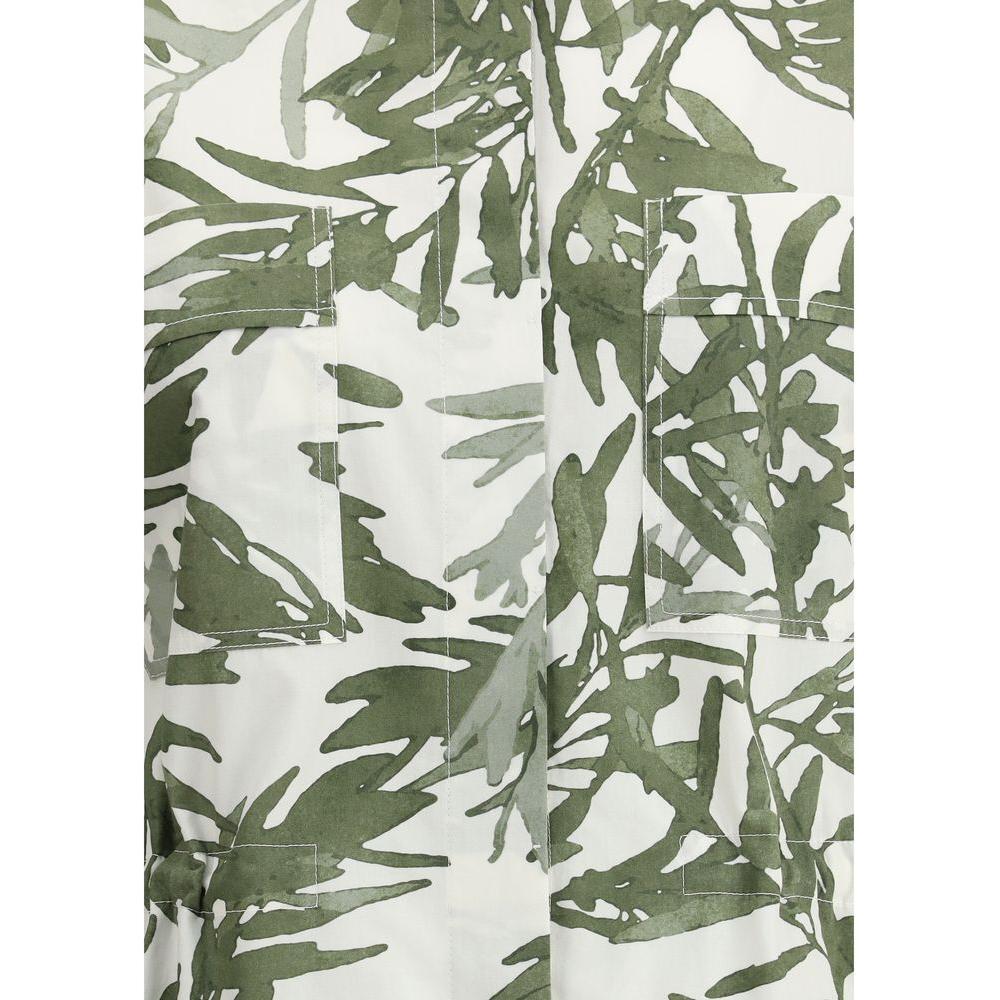 Brunello Cucinelli Leaf print Long Shirt BR-ML900NL646C001-XXL