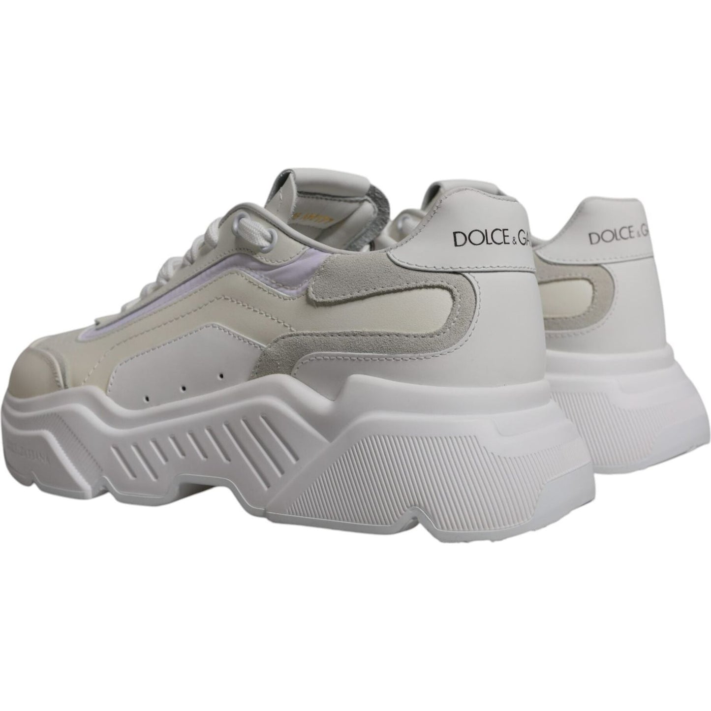 Dolce & Gabbana White Daymaster Low Top Sneakers Shoes MV7158-40