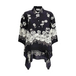 P.A.R.O.S.H. Asymmetric Floral print Shirt PA-D381224813-S