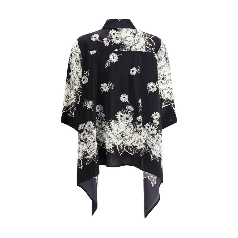 P.A.R.O.S.H. Asymmetric Floral print Shirt PA-D381224813-S
