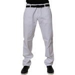 Dolce & Gabbana White Cotton Straight Men Denim Jeans PAN75212-54