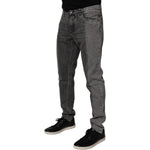 Dolce & Gabbana Two Tone Gray Cotton Denim Jeans PAN75261-50