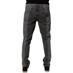 Dolce & Gabbana Two Tone Gray Cotton Denim Jeans PAN75261-50