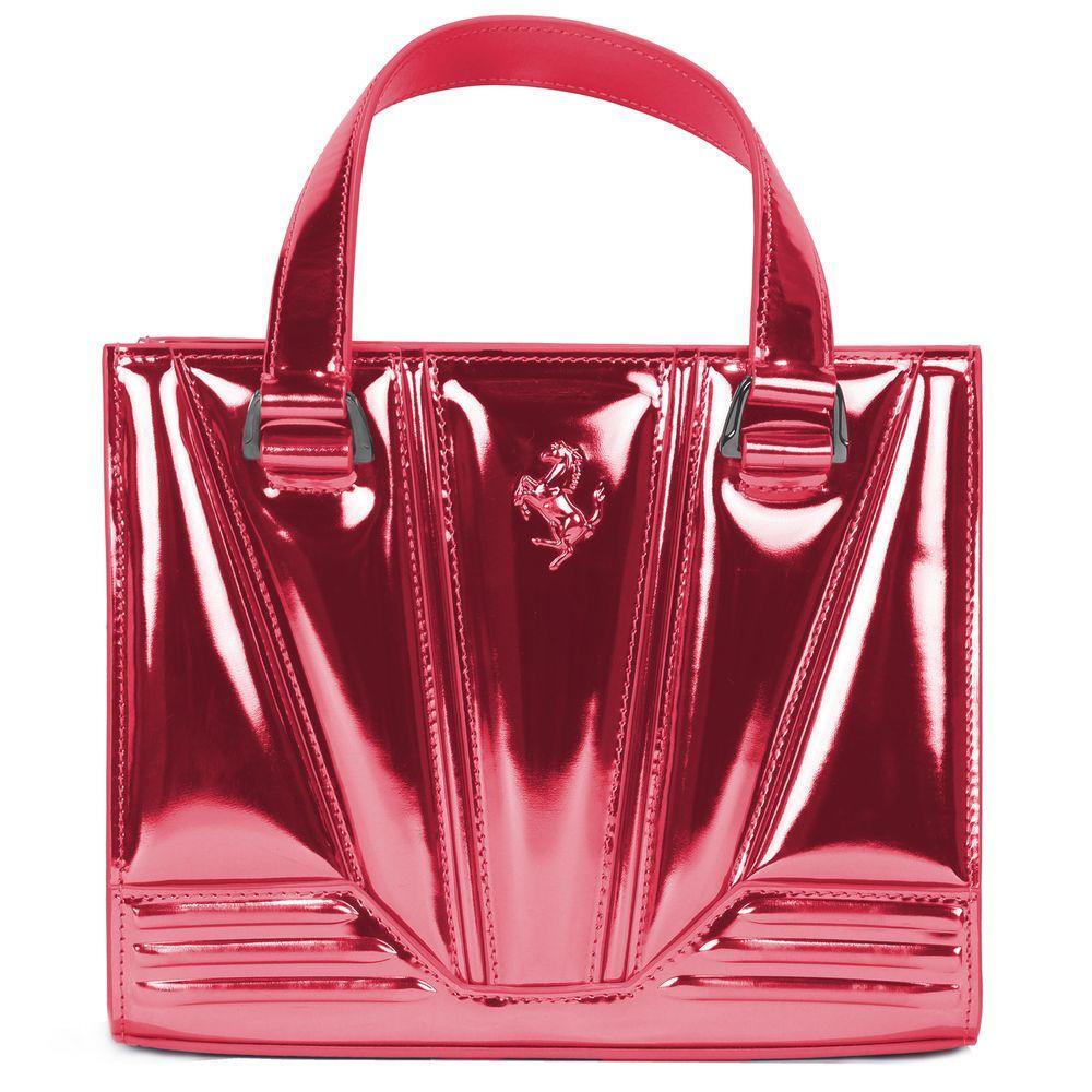 Ferrari Fuchsia Leather Handbag FE-14946