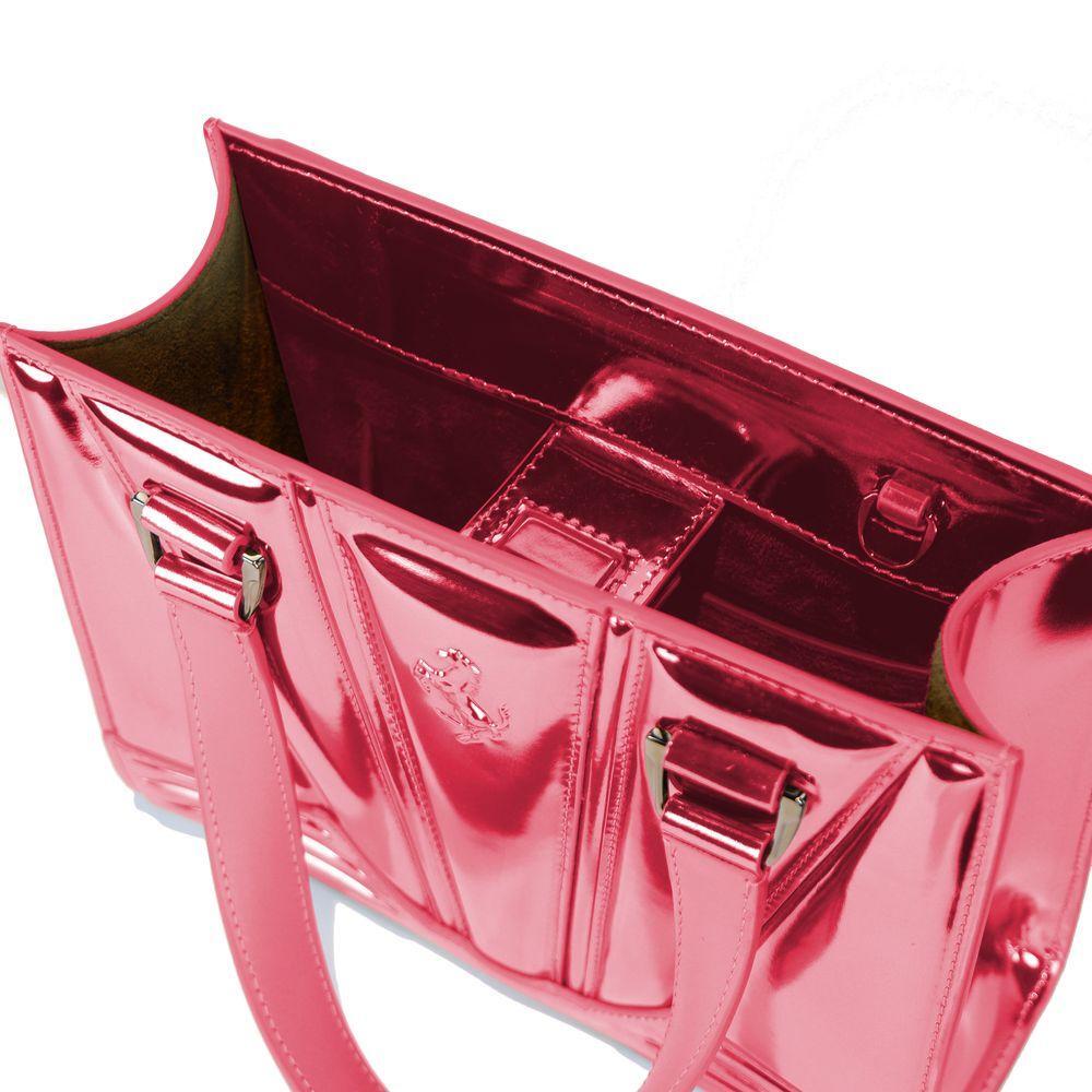 Ferrari Fuchsia Leather Handbag FE-14946