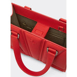 Ferrari Red Leather Handbag FE-14945