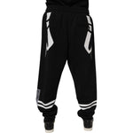 Dolce & Gabbana Black Logo Cotton Jogger Sweatpants Pants PAN76121-54
