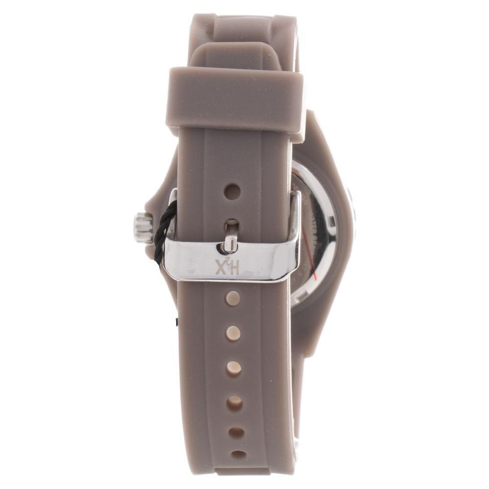 Haurex Brown Rubber Sport Watch