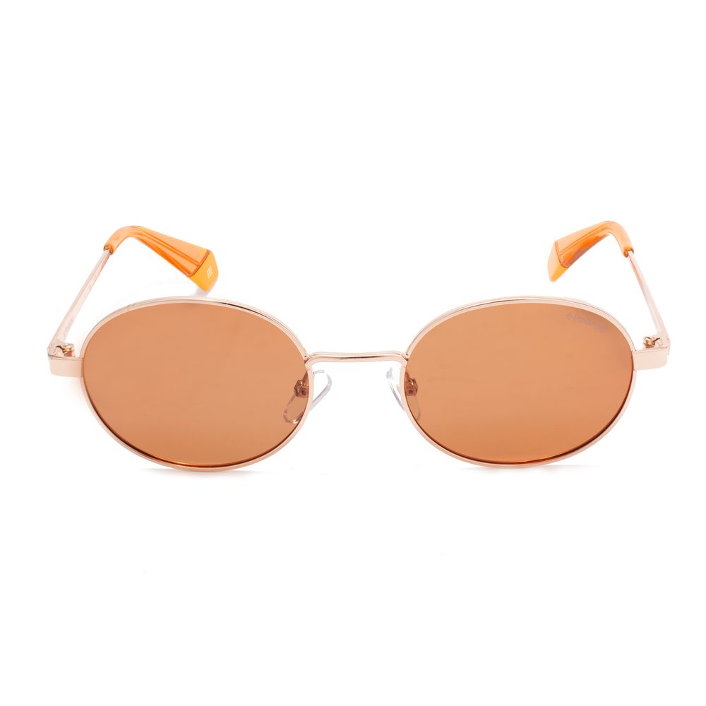 Polaroid Gold Metal Sunglasses