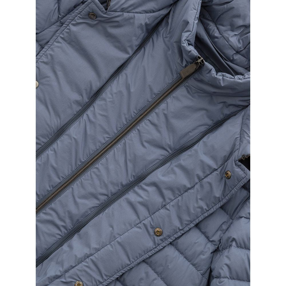 Herno Blue Polyester Jackets & Coat HE-758567320013915-IT48 | M