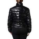 Dolce & Gabbana Black Logo Plaque Full Zip Puffer Jacket JKT41376-42