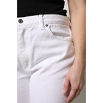 Dolce & Gabbana White Cotton Mid Waist Skinny Denim Jeans PAN75965-48