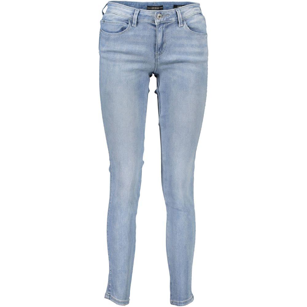 Guess Jeans Light Blue Cotton Women Jeans GU-2666-W26 | L30