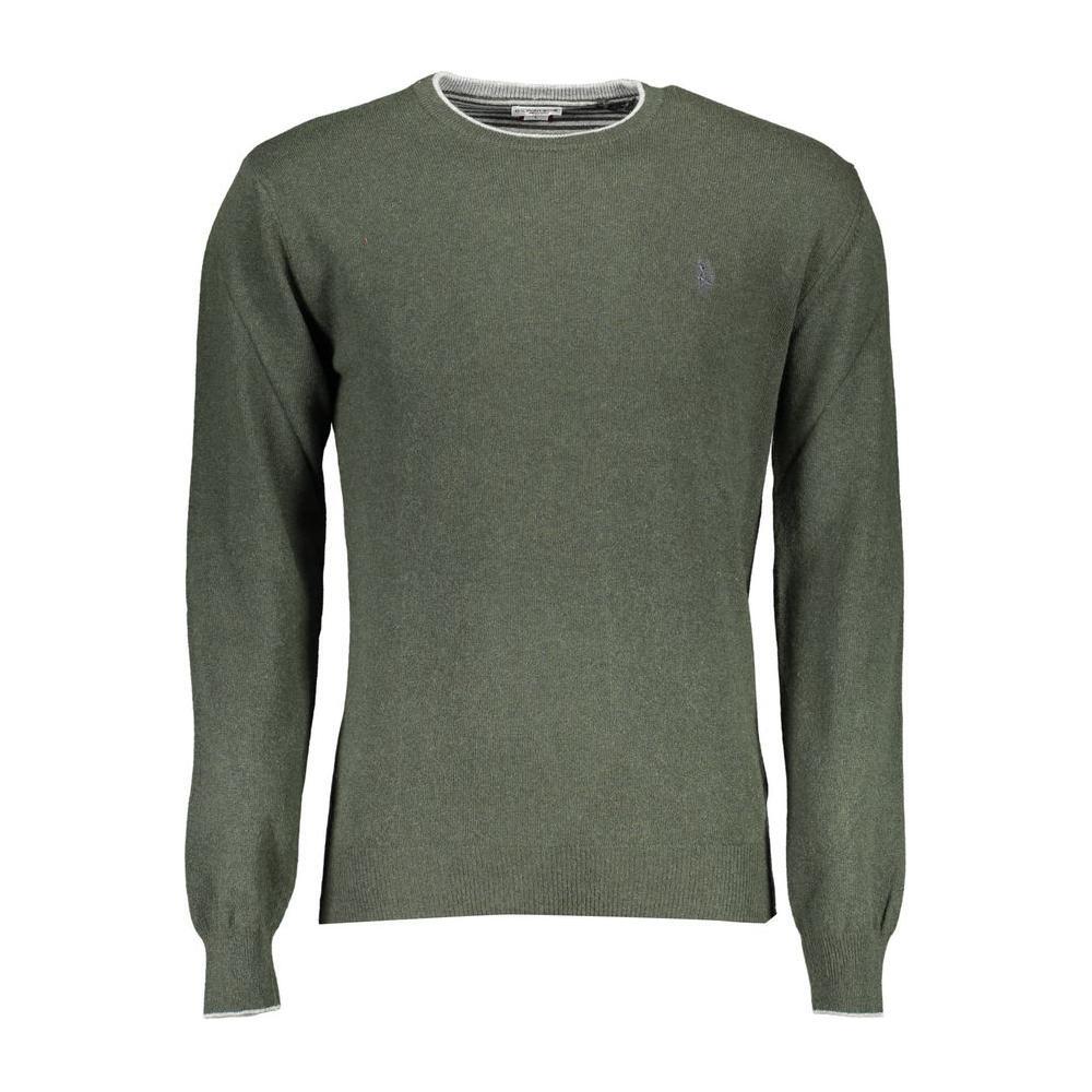 U.S. POLO ASSN. Green Wool Men Sweater US-3306-XL