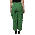 Dolce & Gabbana Green Cotton High Waist Cargo Pants PAN75985-40