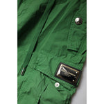 Dolce & Gabbana Green Cotton High Waist Cargo Pants PAN75985-40