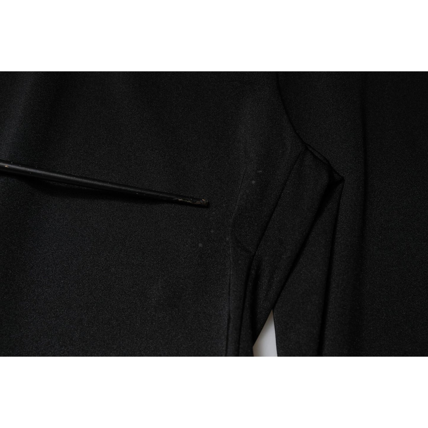Dolce & Gabbana Black Nylon High Waist Slim Fit Pants PAN76141-40