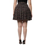 Dolce & Gabbana Multicolor High Waist Tartan Tweed Mini Skirt SKI2088-36