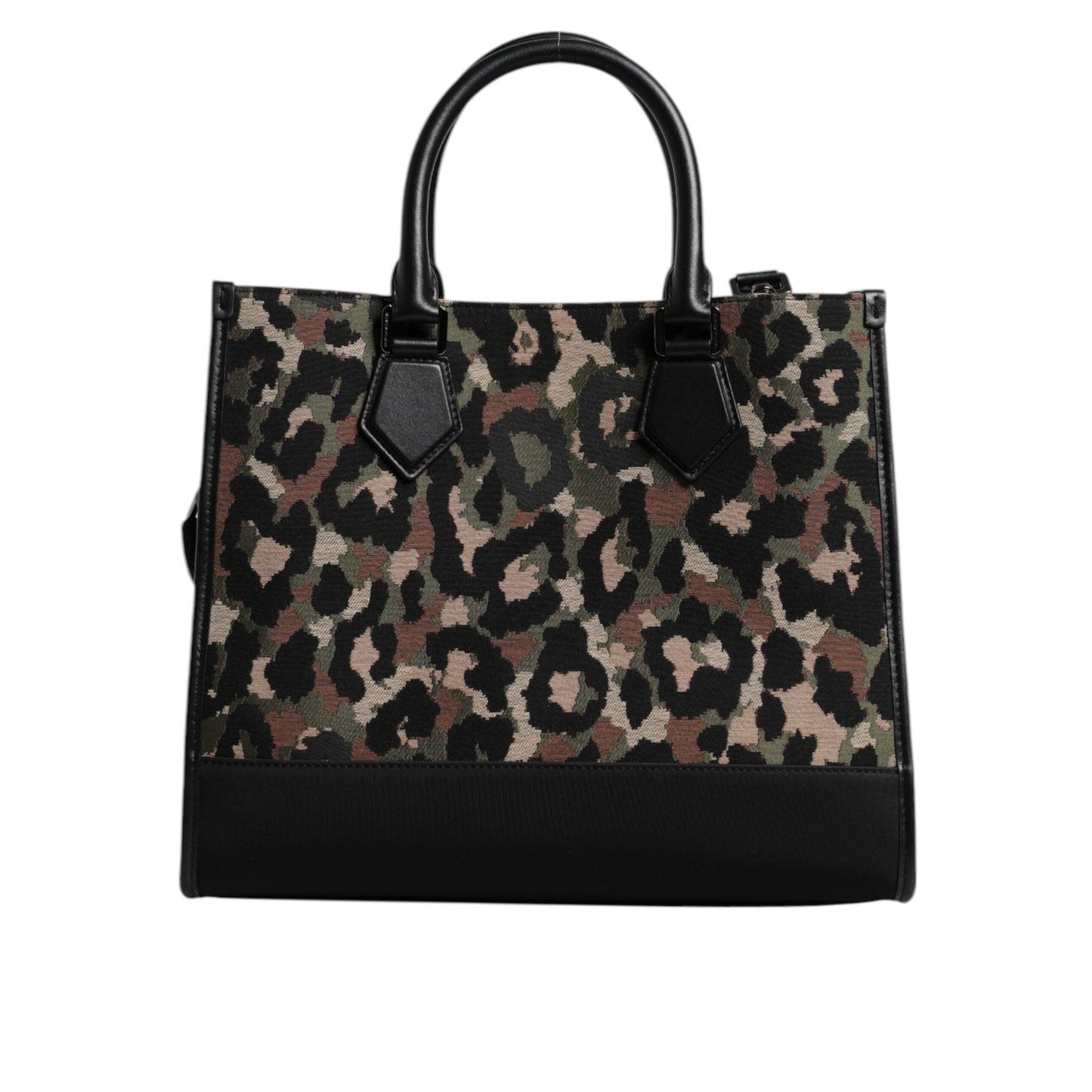 Dolce & Gabbana Multicolor Leopard Shopping Tote Shoulder Bag BAG4319