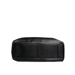 Dolce & Gabbana Black Leather Messenger Shoulder Strap Bag