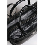 Dolce & Gabbana Black Leather Messenger Shoulder Strap Bag