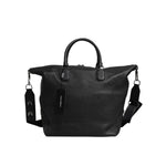 Dolce & Gabbana Black Calfskin Leather Hand Shoulder Duffle Bag BAG4347