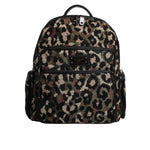 Dolce & Gabbana Multicolor Leopard Print DG Logo Plaque Men Backpack Bag BAG4349